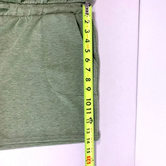 XL SERRA Romper buttery soft one piece green short-sleeve/pockets casual/lounge - Picture 12 of 14